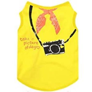 2/$10; 4/$15 🎉HP🎉 NWOT, Yellow Camera Little Pet Tee: Small & Large